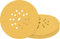 Bosch 25x EXPERT C470 Sandpaper (for Paint on wood, Hardwood, Ø 225 mm, Grit 220, Professional Accessory Drywall Sander)