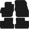 Velourmattenset für Mazda 3 II Bj. 2009-2013 Basic runde Befestigungen Mit Absatzschoner Passform Neu Veloursfussmatten Automatten