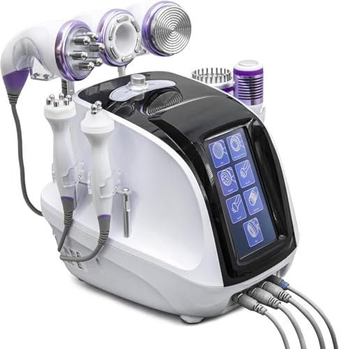 Cavitation RF Body Sliming Machine 7 in 1 Multipolar RF Skin Tighten Vacuum RF Radio Frequency Body & Face Contouring Beauty Device for Cellulite Removal Wrinkle Fading Elitzia ET78D3MAX