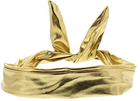 Topkids Women's Accessories Wire Headbands - Girls Headbands Fashion for Adults (Gold Metallic)