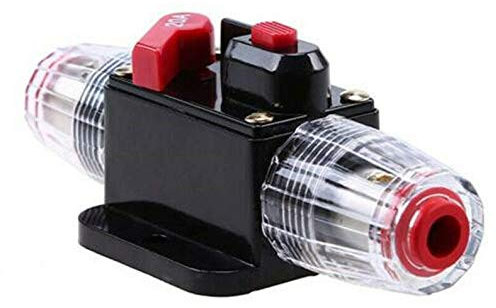 80A Circuit Breaker Recoverable Car Protection Audio Breaker DC 12V Car Audio Fuses Holder Inline Fuse Block Self-recovery Auto Circuit Breaker