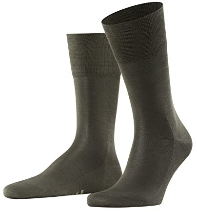 FALKE Herren Socken Tiago M So nachhaltige Fil D'Ecosse Baumwolle einfarbig 1 Paar, Grün Military 7826, 39-40