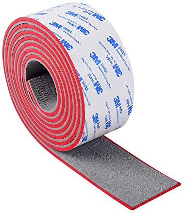 OCEANBROAD Self-Adhesive 96''x2.4'' Boat Flooring with 3M Adhesive Backing EVA Foam Faux Teak Marine Boat Decking Non-Slip Sheet for Jon Motor Boats Yacht Helm Pad Floor, Gray with Red Seam Lines