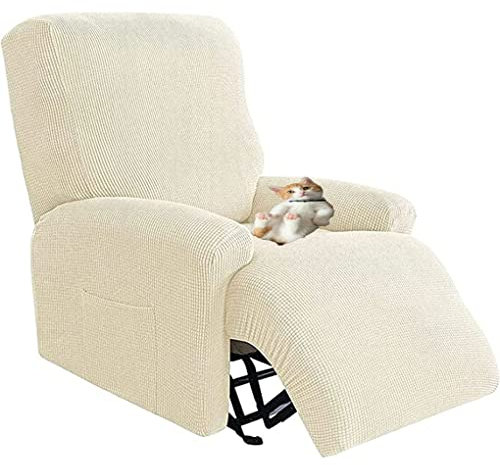 Relaxsessel Bezug Stretch Wasserdicht Elastischer Antirutsch Husse Stretchhusse Weich Stoff Fernsehsessel Cover ( Color : #42 , Size : 1 Sitz )