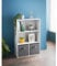 spot on dealz® 4 Cube Storage Unit Bookcase Wooden Storage Cabinets Book Shelf Shelves Bookcases and Shelving Units Display Furniture Indoor Living Room Decor White