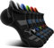 BULLIANT Chaussettes Hommes Lot de 6, Socquettes Sport Sportswear Respirantes,Talon Tab Coussin Complet(6Paires,43-46)
