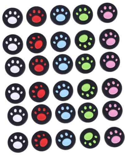 Artibetter 30pcs Silicone Joy Caps for Joystick Non- Rocker and Comfort and Grip for Gaming Performance