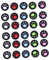 Artibetter 30pcs Silicone Joy Caps for Joystick Non- Rocker and Comfort and Grip for Gaming Performance