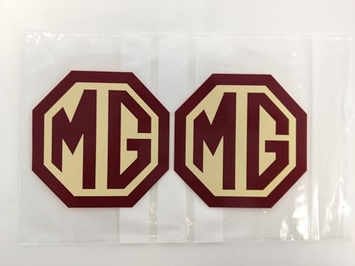 Auto Logo Emblem Badge für MG TF 70 mm,Frontklappe Kofferraum Heckklappen Logo Aufkleber Selbstklebend Karosserie Styling Anbauteile Zubehör