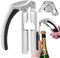 Ouvre-vin, tire-bouchon à vin, décapsuleur de champagne | Ouvre-champagne, tire-bouchon avec poignée confortable, ouvre-bouteille de champagne pour une utilisation en barman ou pour un usage barman