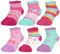 Queenshin 6 Paia Calzini Bambino e Bambina Eleganti Calzini in Cotone con Motivo Arcobaleno Carino e alla Moda da 3 a 12 Anni