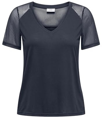 JDY Damen Jdystinne S/S Stripe Mesh Top JRS Jdystinne S/S Stripe Mesh Top JRS (1er Pack)