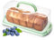 Ohuhu Porta Torte Rettangolare con Coperchio, Porta Torte Rotondo Portatile per Pane Rettangolare da 33 x 13 x 9,5 cm, Portatorta Ottimo Regalo per Le Donne