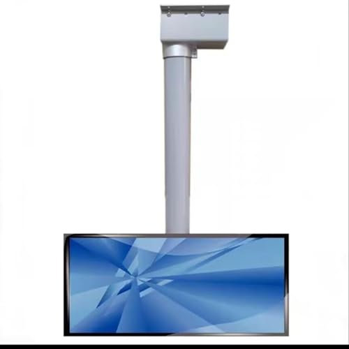 LGHLZGVF Support TV électrique de Plafond, Support TV motorisé, Support Mural motorisé, élévateur TV électrique réglable en Hauteur avec télécommande (30 cm)