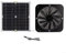 Ventilateur d'échappement à panneau solaire, portable, 50 W, pour camping-car, serre, maison pour animaux de compagnie, poulailler