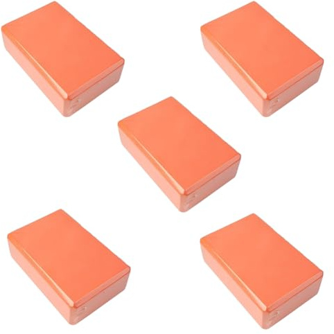 Flaroey Yoga Blocks Cube Bricks Reinforcement Mat Sports Yoga Supplies Home Gym Equipment Fitness Orange