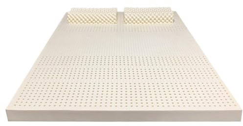 SJASD 100% Natur-Latex Matratze,Kompression Und Keine Verformung, Wabenporenbelüftung,Weich Und Bequem,Naturkautschuk Matratze,10cm,130x210cm(51x83in)