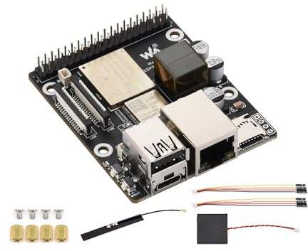 ESP32-P4-WIFI6-POE-ETH Kit de placa de desarrollo basado en ESP32-P4 y ESP32-C6, módulo PoE integrado, soporta Wi-Fi 6 y Bluetooth 5, con MIPI-CSI/DSI, USB OTG 2.0, puerto Ethernet, etc.