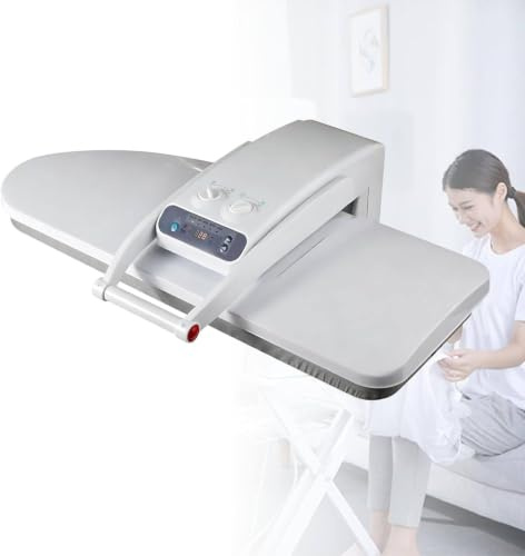Presse à repasser à vapeur, presse professionnelle robuste de 1400 W avec écran LED et grand réservoir d'eau;large plateau pour draps,taies d'oreiller,serviettes de table et plus encore Nostand