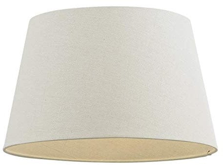 Endon 18 Tapered Linen Self Lined Shade With Reversable Gimbal- Ivory CICI-18IV