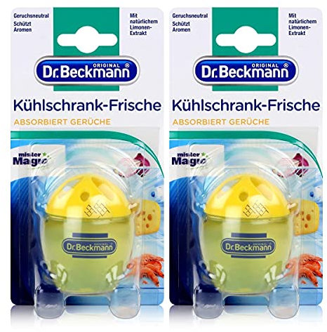 Dr. Beckmann 2X Dr.Beckmann Kühlschrank Frische Ei Limonen-Extrakt 40g, 2 x 40Gr