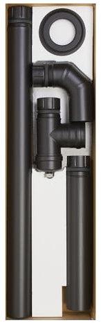 Kit Tubo stufa a pellet Ala Pellet Eco acciaio mm 80 porcellanato