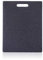 Tagliere in plastica, design unico in marmo, materiale TPR lavabile in lavastoviglie, per tagliare carne, verdure, frutta, 35,6 x 27,4 cm, nero