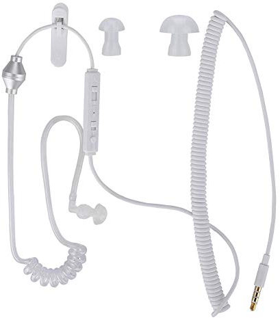 Kopfhörer, drahtlose Bluetooth Mono 3,5 mm Kopfhörer Luftschlauch im Ohr Anti-Strahlung Kopfhörer Stereo Headset, flexibel und langlebig