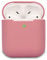 KOKOKA Schutzhülle Hülle Kompatibel mit AirPods 2, Silikon Schutzhülle Hülle für AirPods 2, LED an der Frontseite Sichtbar, Bean Pink
