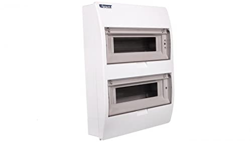 Modulverteiler 2x12 Aufputz IP40 mit Rauchklappe, Schiene N+PE S-24+SZYBKA+N+PE 800601 ENE-00354 incobex-elplast 5905669746113