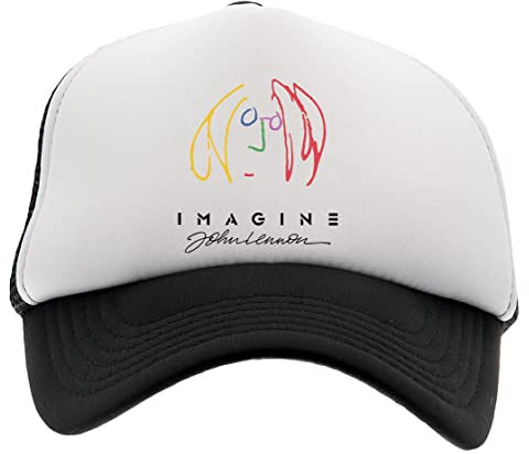 BIOCLOD John Lenon Rainbow Imagine Chłopiec Dziewczynka Dzieci Dla Obu Płci Czapka Baseballowa Czarny Biały Boy Girl Kids Unisex Baseball Cap Black White