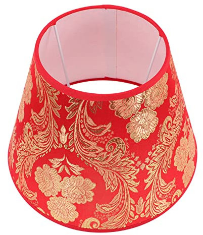 OSALADI Kleine Stofflampenschirme Mit Blumenmuster Eleganter Lampenschirm Für Tisch Und Stehlampen Zur Raumdekoration Ersatzschirm Für Schlafzimmer Und Wohnzimmer