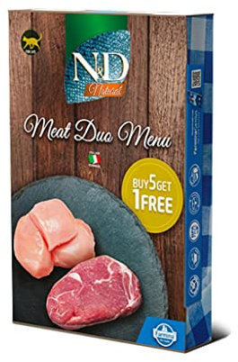 Farmina N&D AL Pastete Katzenfutter(Nassfutter, mit hochwertigen Vitaminen und natürliche Antioxidantien, ohne Mais, Zutaten: Fleisch, Portionsgröße: 420 g)