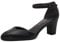 Tamaris Damen Pumps mit Riemen Vegan Blockabsatz; BLACK MATT/schwarz; 37 EU
