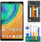 For Samsung Galaxy Tab A7 Lite LCD Screen For Samsung Tab A7 Lite Screen Replacement T225 LCD Display SM-T225 Touch Digitizer Assembly SM-T220,SM-T225N Repair Kit(Black With Frame）