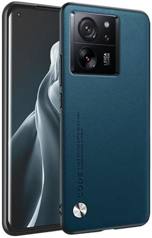 HONLEN Hülle für Xiaomi MI 13T / Xiaomi MI 13T Pro (6.67 Inches) Business Telefonhülle aus Leder mit Rückseite, Saphir