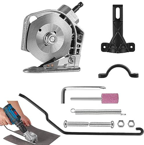 SENZZ Coupeur électrique pour carton,coupe de tissu avec coupe électrique, coupe rotative électrique pour couper les tissus et le cuir multicouches, compatible avec la plupart