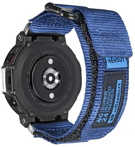torbollo Armband kompatibel mit Amazfit T-Rex/T-Rex 2/T-Rex Pro/T-Rex Ultra, robustes Nylon Uhrenarmband mit Klettverschluss Ersatzarmband gewebtes Loop-Design Sportarmband mit 2 Schraubendreher