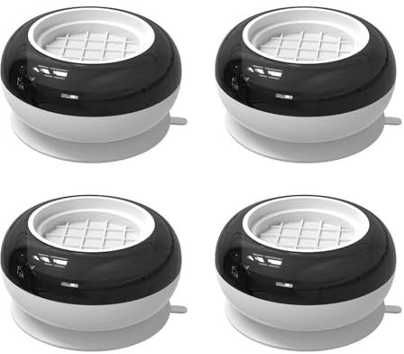 4pcs Washing Machine Vibration Pads, Anti Slip Pads, Oscillation Damper Feet, for Washing Machines and Dryers - White