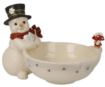Schale Verschneiter Winter - Schneemänner Weihnachten