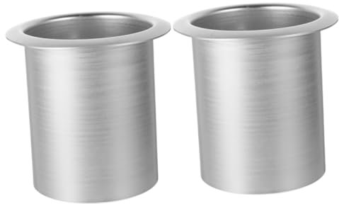 TOPPERFUN Porte-Gobelet en Acier Inoxydable pour Canapé 2 Pièces Support Stable Et Compact pour Fauteuil Inclinable Et Salon Installation sans Outils Accessoire Polyvalent pour Maison Et Voiture