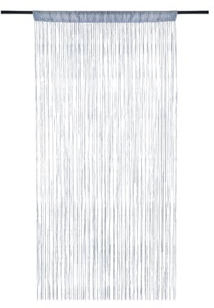 Husalsea Tenda Antimosche Per Porta Esterna Tenda Zanzariera Decorazione Dello Sfondo Impostazione Della Scena Divisorio Tenda Per Porta Esterna 100 X 200cm Tenda Per Porta 2 Pannelli (argento)