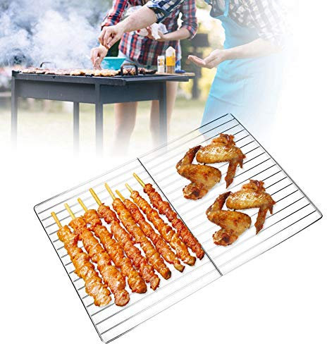 Edelstahl-Antihaft-Grillrost, Grillnetz, Grillnetz, Großer Grillofen (30 * 45)