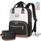 IGOLUMON Sac a Dos Femme Sac à Dos pour Ordinateur Portable 15.6 Pouces avec Port USB Elegant Antivol Imperméable pour College Voyage Loisir Affaires Noir