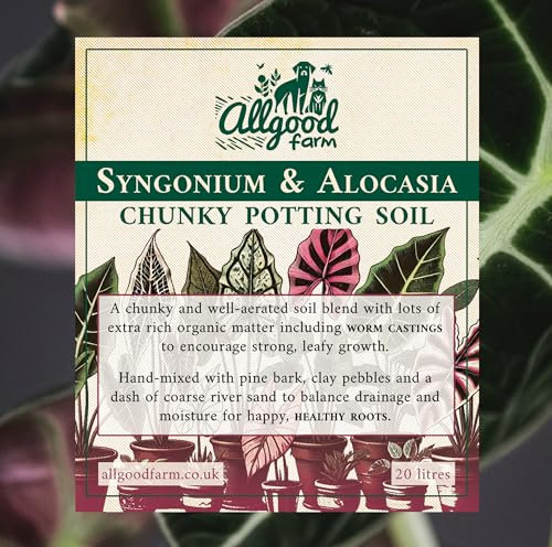 Allgood Farm Syngonium & Alocasia Soil - Expert Potting Soil Mix (5 Litres)