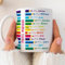Transparent Gift Taza Lápices de Colores. Taza Personalizada para Profesores. Regalos Originales para Profes. Taza para Café o Desayuno. Regalo Fin de Curso para Mujer y Hombre.