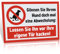 FLEXNOVA 20×30cm Kein Hundeklo Schild Hunde Kacken Verboten, Schild Kein Hundeklo Metall Alu Hundeschild Verbotsschilder Selbstklebend Verbot Hundekot Hundehaufen Hundekacke