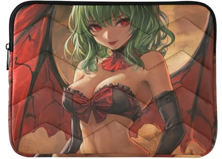 Laptop Sleeve Case 13-14 Inch Sleeve for Laptops Sexy Anime woman Little Devil Travel Laptop Bag Handbag for Work Journey