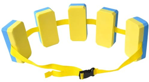 Schwimmgürtel Kinder 3-6 Jahre, Einstellbare Schwimmhilfe Für Kinder Mit 5 Blockelementen & Sicherheitsverschluss, Schwimmtrainer Geeignet Für 19-30 Kg, Taillen-Schwimmgürtel