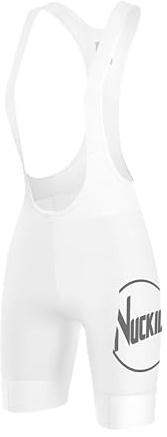NUCKILY Salopette da ciclismo da donna, con pettorina imbottita di grado professionale, traspirante, con tasca, per gravel mountain riding